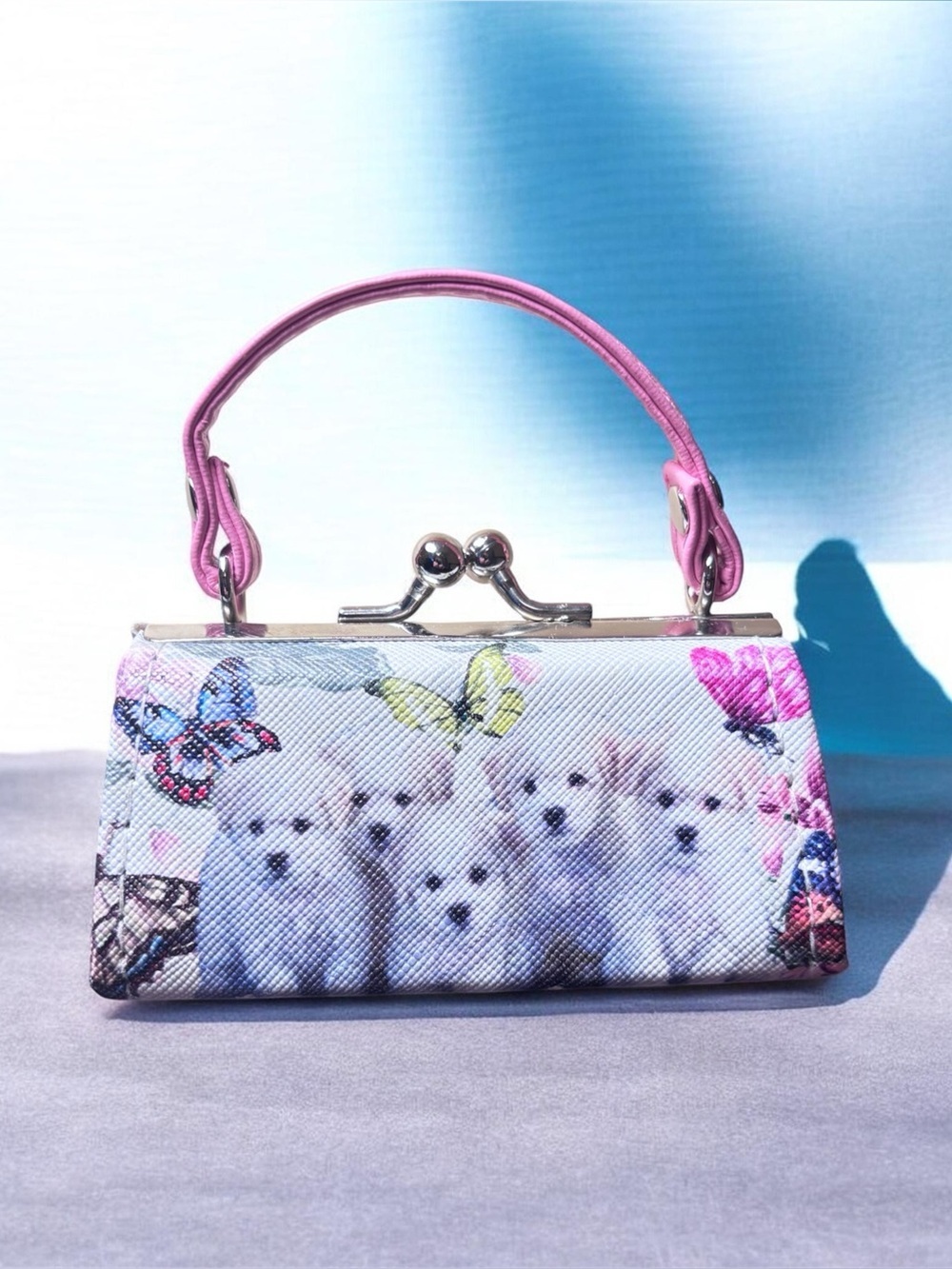 Mini Purse Lipstick Purse - Puppy Design - Picture 1 of 8